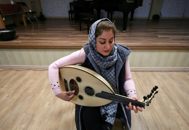 Nouchine Pasdar, 40, started teaching the oud after graduating from professional arts school  more than 20 years ago