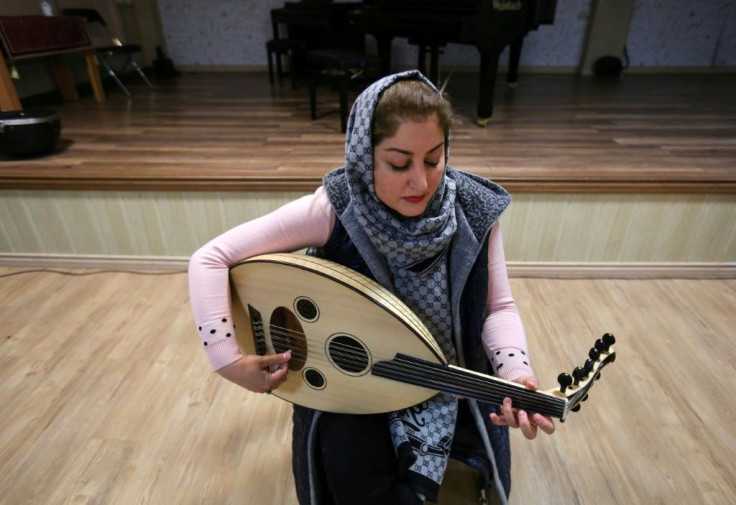 Nouchine Pasdar, 40, started teaching the oud after graduating from professional arts school more than 20 years ago