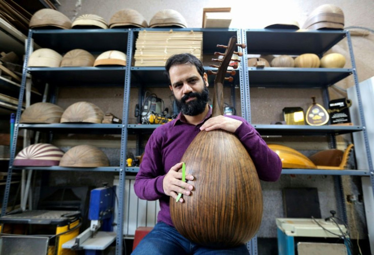 Hamid Khansari says the bow-shaped oud is a "blessing" that "expands the possibilities of creation"
