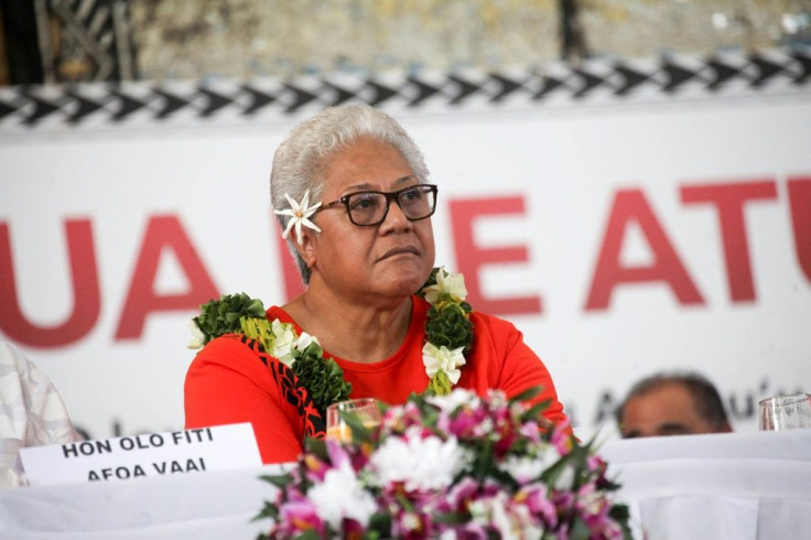 Fiame Naomi Mataâafa's fledgling party came from nowhere and is seeking Samoa's first change in government for almost 40 years