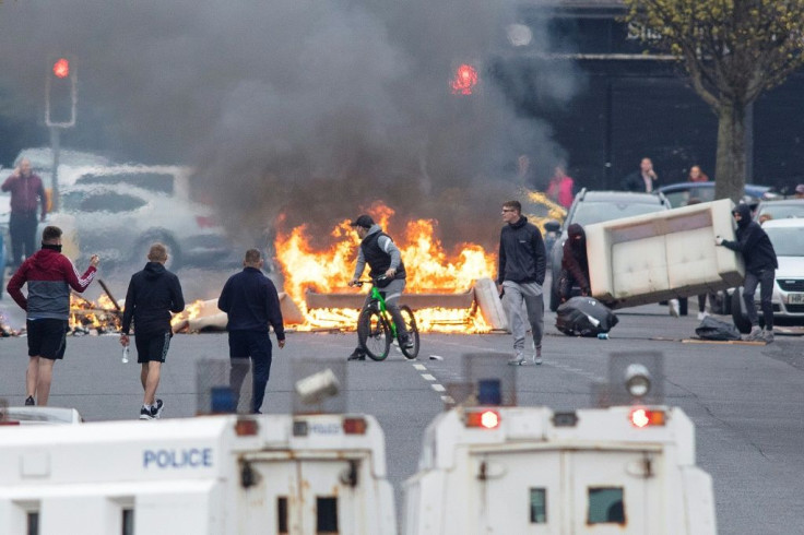 Earlier this month, more than a week of rioting broke out in unionist enclaves, where some are unhappy at the effects of the Brexit deal
