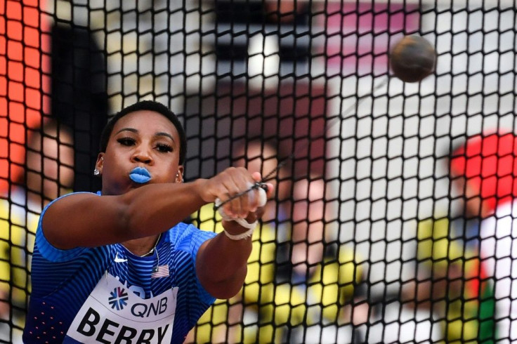 USA hammer thrower Gwen Berry was punished for raising her fist on the podium at the 2019 Pan American Games