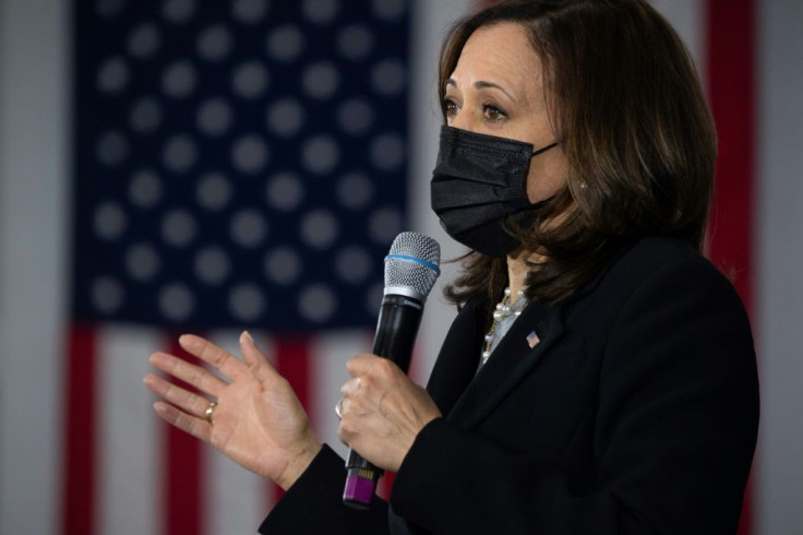 US Vice President Kamala Harris (pictured April 23, 2021)  has been tasked with spearheading President Joe Biden's bid to resolve the long-running problem of uncontrolled migration over the US-Mexican border