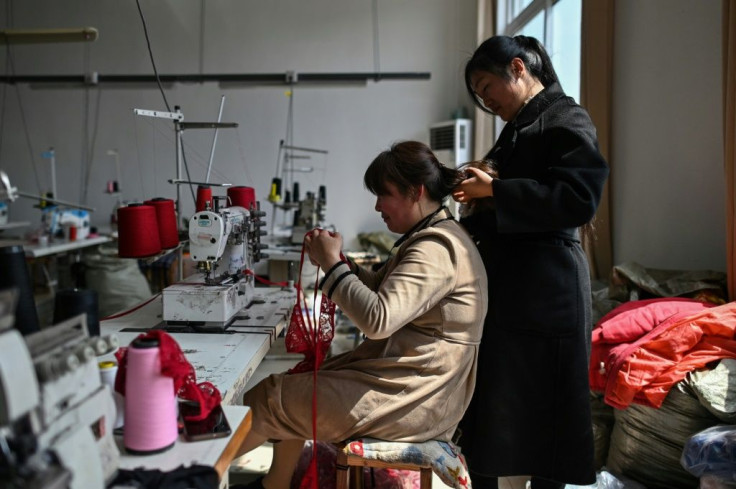 Guanyun's government says there are now more than 500 factories employing tens of thousands and churning out more than $300 million worth of lingerie annually