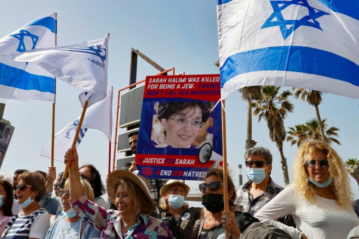 Protests were also held in Israel's city of Tel Aviv
