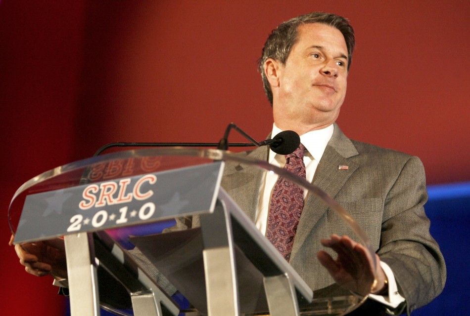 US Representative David Vitter of Louisiana speaks at the 2010 Southern Republican Leadership Conference in New Orleans