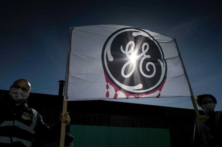 General Electric reported lower revenues in three of four industrial divisions