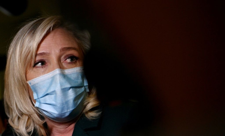 French far-right leader Marine Le Pen told the retired generals she shares their sentiment and invited them to back her campaign