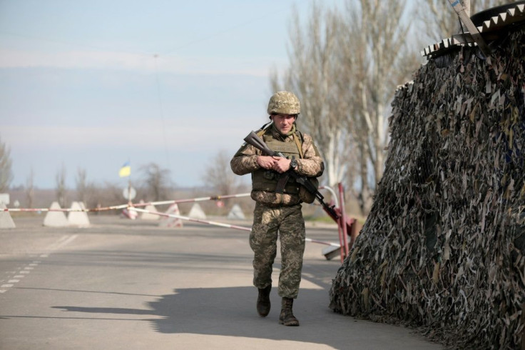 Ukraine's President Volodymyr Zelensky has urged soldiers along Crimea border to remain on alert
