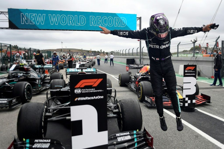 Hamilton after win number 92 in Portugal last season