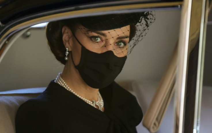 Catherine, Duchess of Cambridge, drew widespread praise for her poise during Prince Philip's funeral this month