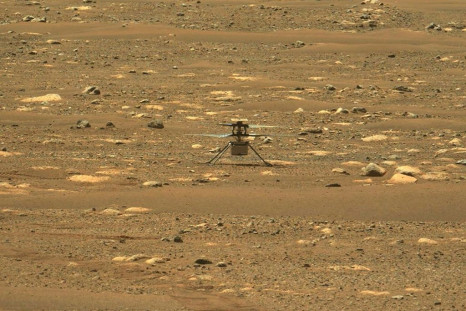 Since reaching Mars in February under the belly of the Perseverance rover, the four-pound (1.8 kilograms) helicopter has made three successful flights