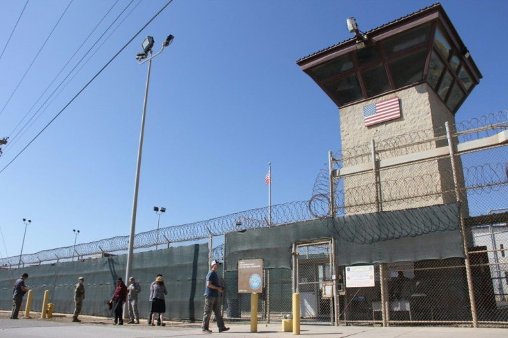 A guard tower at the US military's prison in Guantanamo Bay, Cuba