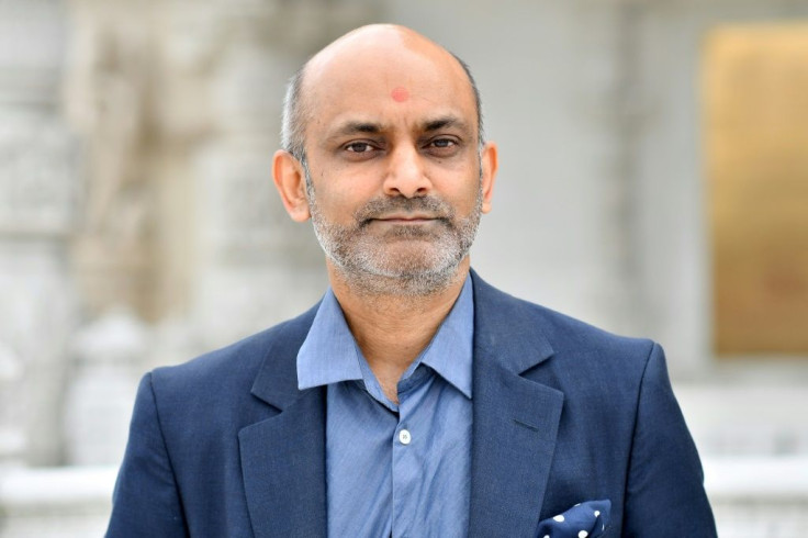 Tarun Patel is a volunteer at Neasden Temple in London, which has set up a 500-bed relief centre in Atladra, Gujarat