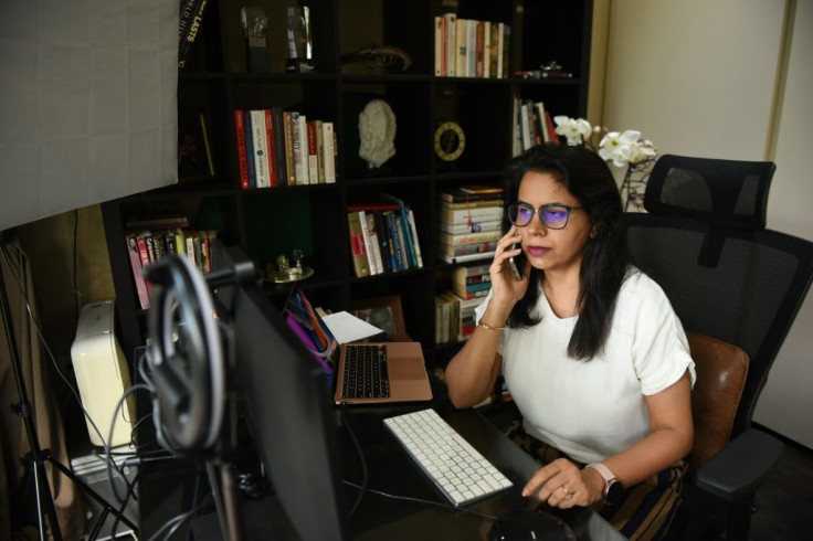 Devgan's Whatsapp volunteer group, which she runs from her study, has grown to some 257 members