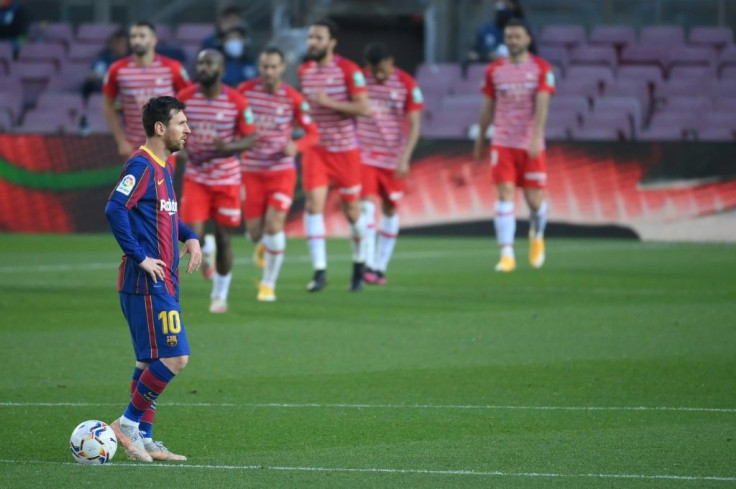 Lionel Messi's 33rd goal of the season was not enough against Granada