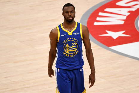 Andrew Wiggins #22 of the Golden State Warriors