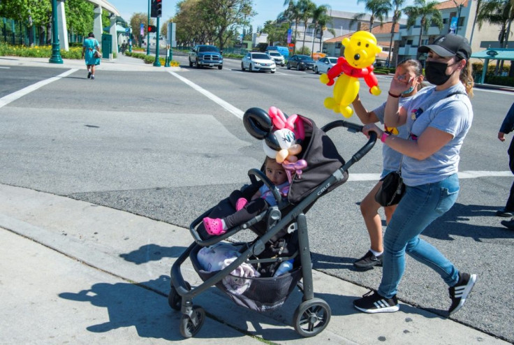 Inside the park, attendance is capped at 25 percent, and only California residents who have reservations can enter in groups restricted to three households