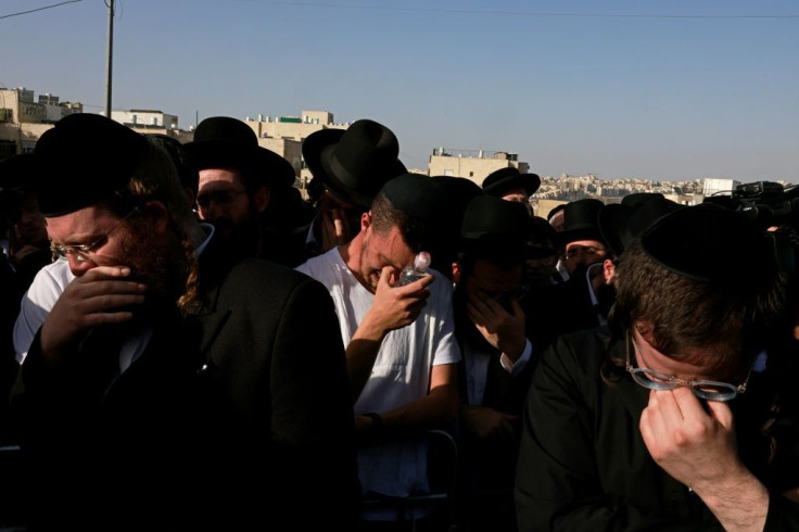 Israel's health ministry put the toll at 45 dead in the stampede at the reputed tomb of Rabbi Shimon Bar Yochai