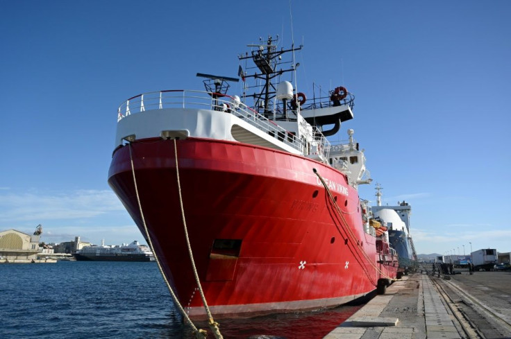 SOS Mediterranee's Ocean Viking ship -- the charity says it has rescued nearly 33,000 people since February 2016