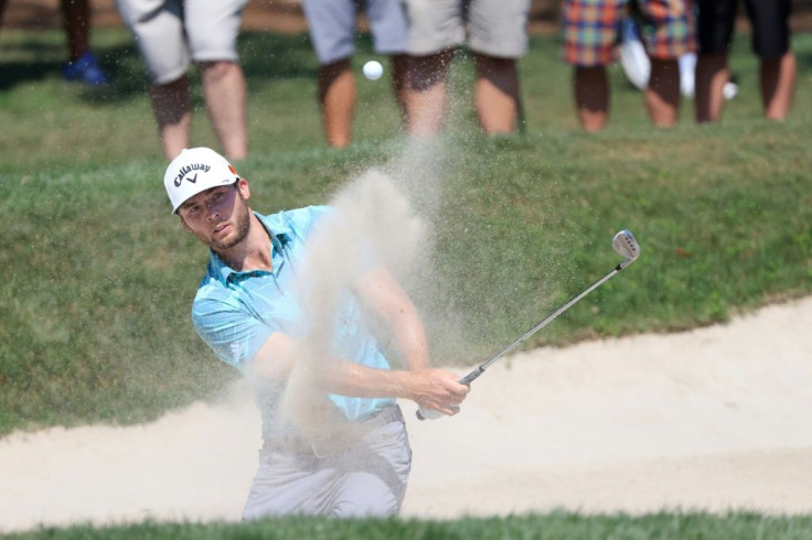 Sam Burns and fellow American Keegan Bradley shared the lead after Saturday's third round of the US PGA Valspar Championship