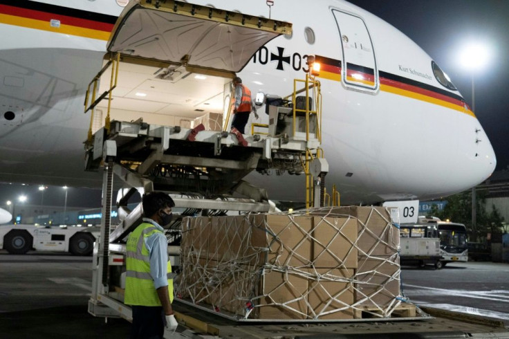 Germany is among the nations that have rushed Covid-19 aid to India to help battle a devastating outbreak