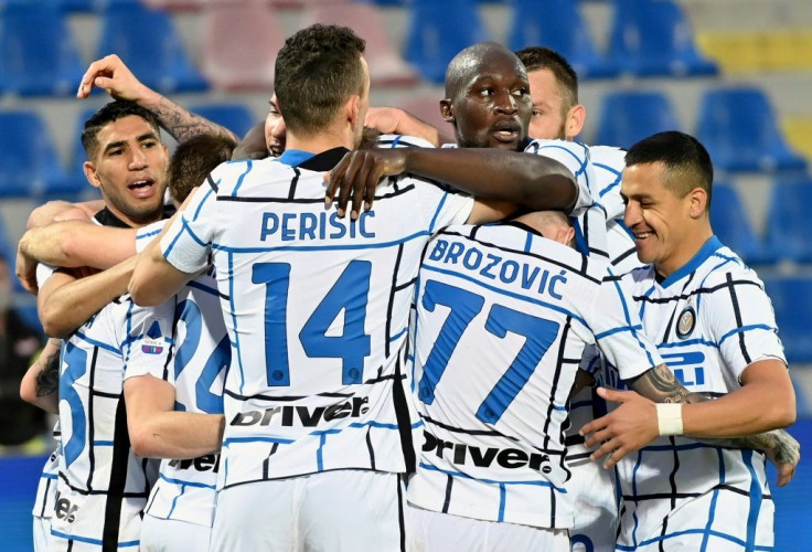 Inter Milan's win in Crotone pushed them to the brink of the title.