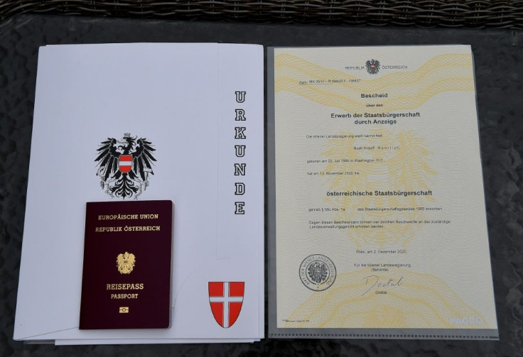 So far, under the new law more than 1,900 have obtained Austrian citizenship, mostly from the US, Britain and Israel