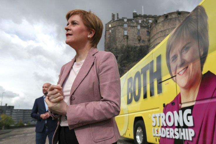Sturgeon hopes for a majority in the devolved parliament in Edinburgh to back her plan for a second referendum by the end of 2023