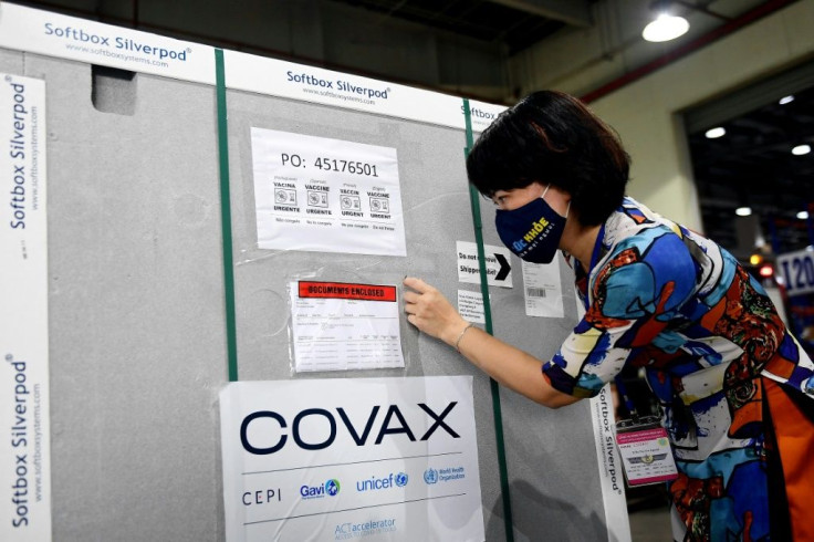 The Covax scheme seeks to ensure poor countries have equitable access to vaccines to combat the pandemic
