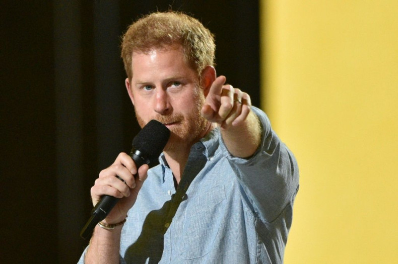 Prince Harry joined pop royalty including Jennifer Lopez at a star-studden concert in Los Angeles
