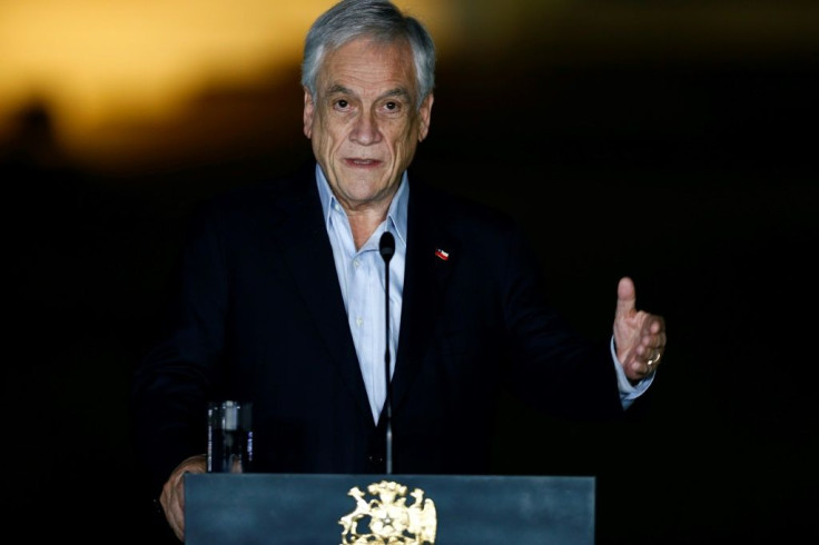 Chilean President Sebastian Pinera, seen in 2020, has encouraged countries to work together to legislate on "neuro-rights"