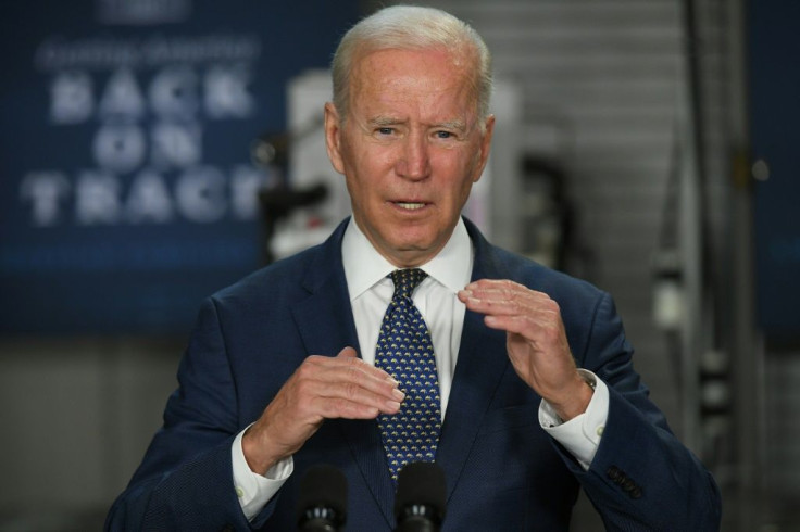Biden, pictured on May 3, 2021, campaigned on promises to restore more traditional US policies but backtracked after his government ran into difficulties handling a surge in migrants