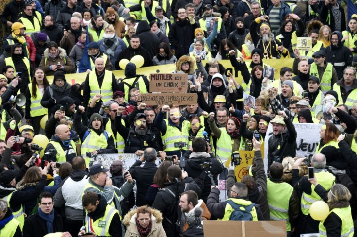'Yellow vest' protests against Macron were initially triggered by a new tax on polluting cars and diesel