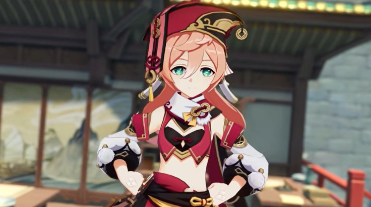 Yanfei, one of the brand new characters introduced in Genshin Impact Patch 1