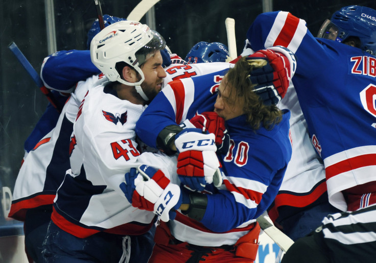 Tom Wilson #43 of the Washington Capitals