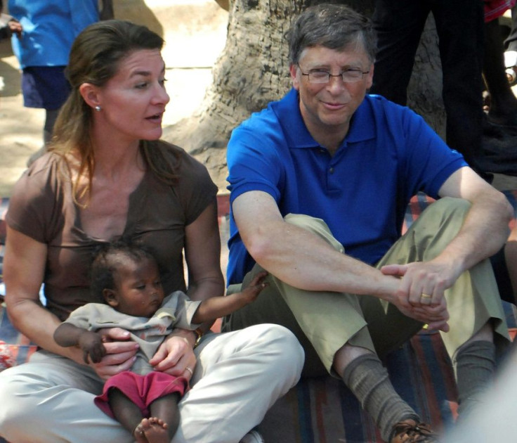 Bill and Melinda Gates (pictured during a 2011 visit to a village in India's Bihar state) have chaneled billions to global health and education programs through their foundation