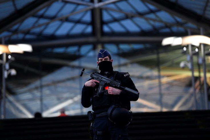 Heavy security at the Antwerp court during February's trial for Iranian diplomat Assadollah Assadi