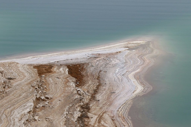 Water levels in the Dead Sea are dropping dramatically as Jordan is hit by a severe drought