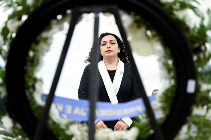 "Women have the right to be where they want to be," Vjosa Osmani, Kosovo's second female president, told parliamentÂ