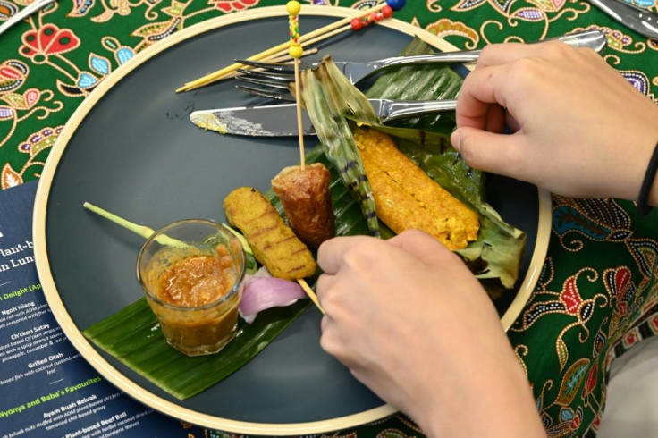 The ADM lab has cooked veggie versions of satay (grilled meat skewers served with a peanut sauce) and rendang (a beef curry slow-cooked in coconut milk and spices)