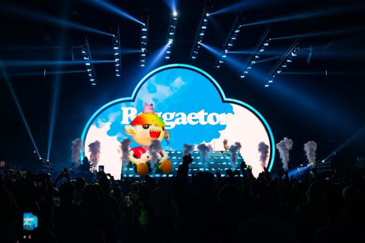 J Balvin, shown here performing in Los Angeles in 2019, centered his brand on an inclusive pride in Latin American culture and language