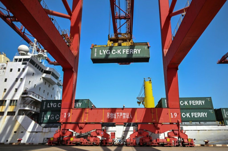 Chinese exports have been boosted as global demand picks up with major markets emerging from lockdowns