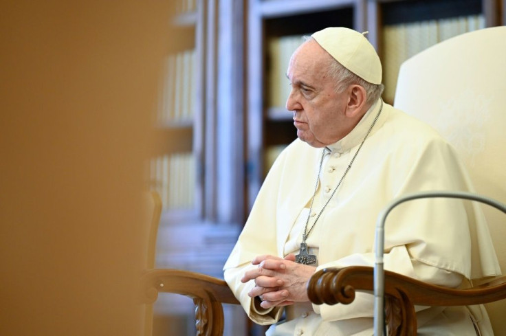 Pope Francis on Saturday called for vaccine patents to be waived
