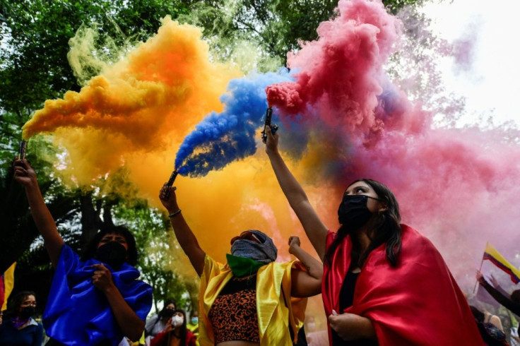 Colombians abroad have also added their voices to the fray, demonstrating in solidarity