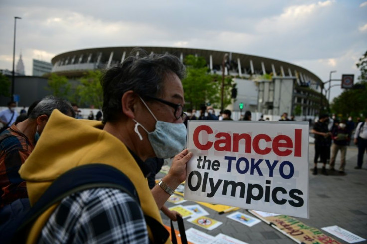 More than 300,000 people have signed an online petition titled "Cancel the Tokyo Olympics to protect our lives"