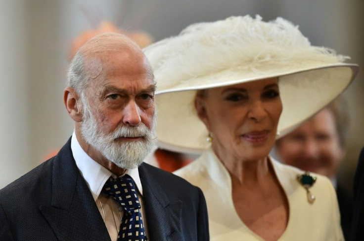 Britain's Prince Michael of Kent (L) told reporters posing as investors that for £10,000 a day he could reach out to Putin