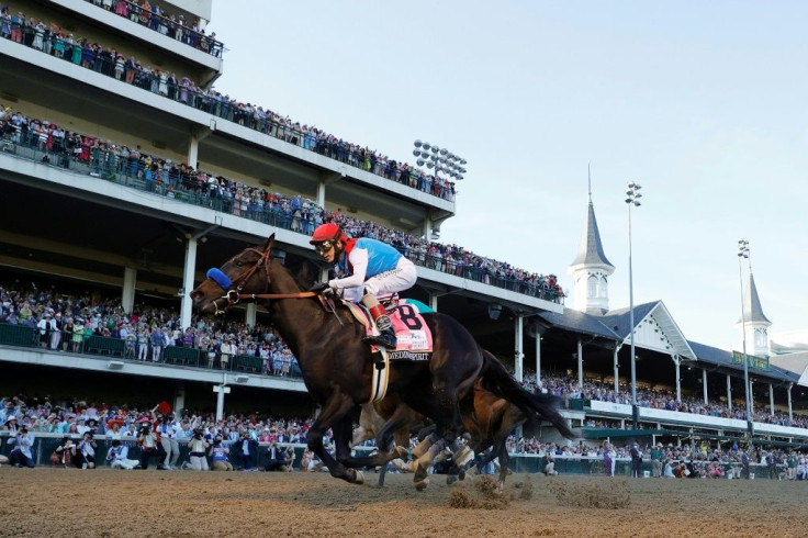 Medina Spirit ridden by jockey John Velazquez could be stripped of the  Kentucky Derby victory