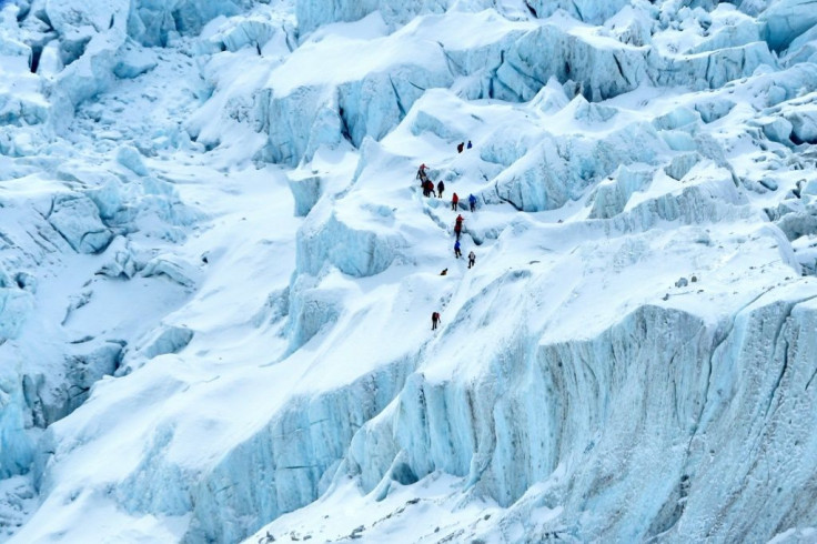 Mount Everest straddles the China-Nepal border, with the north slope belonging to China