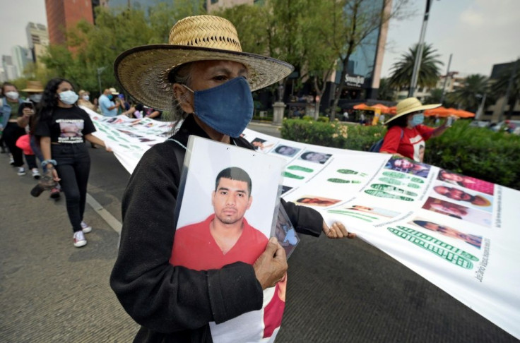 Mothers of people missing in Mexico march in the capital demanding answers about their children's fate